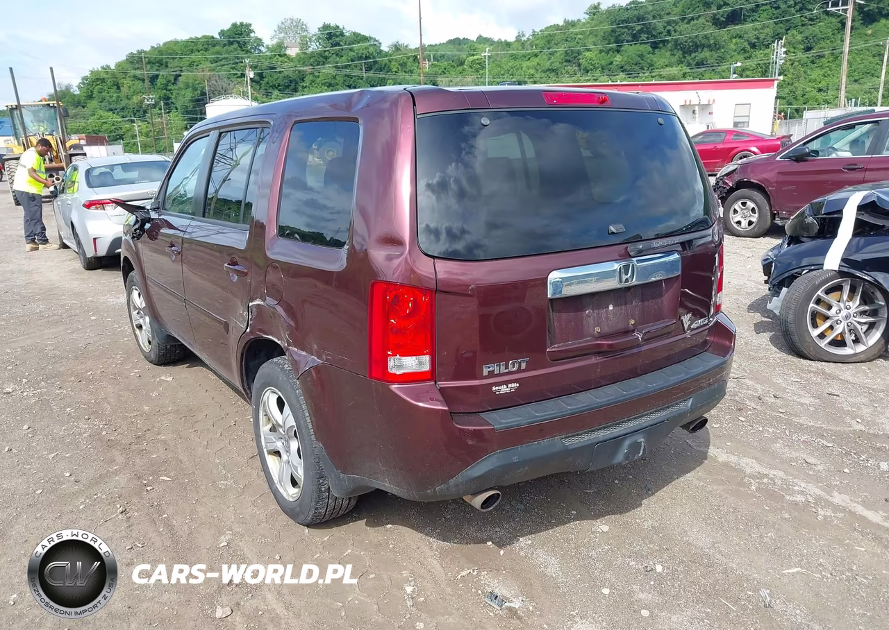 2015 Honda Pilot Ex-L VIN:5FNYF4H50FB031784 - 3
