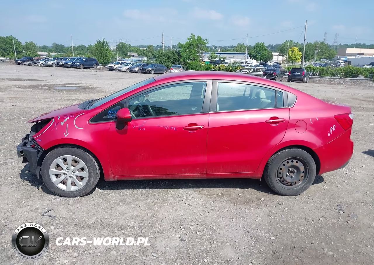2012 Kia Rio Lx VIN:KNADM4A38C6073668 - 14