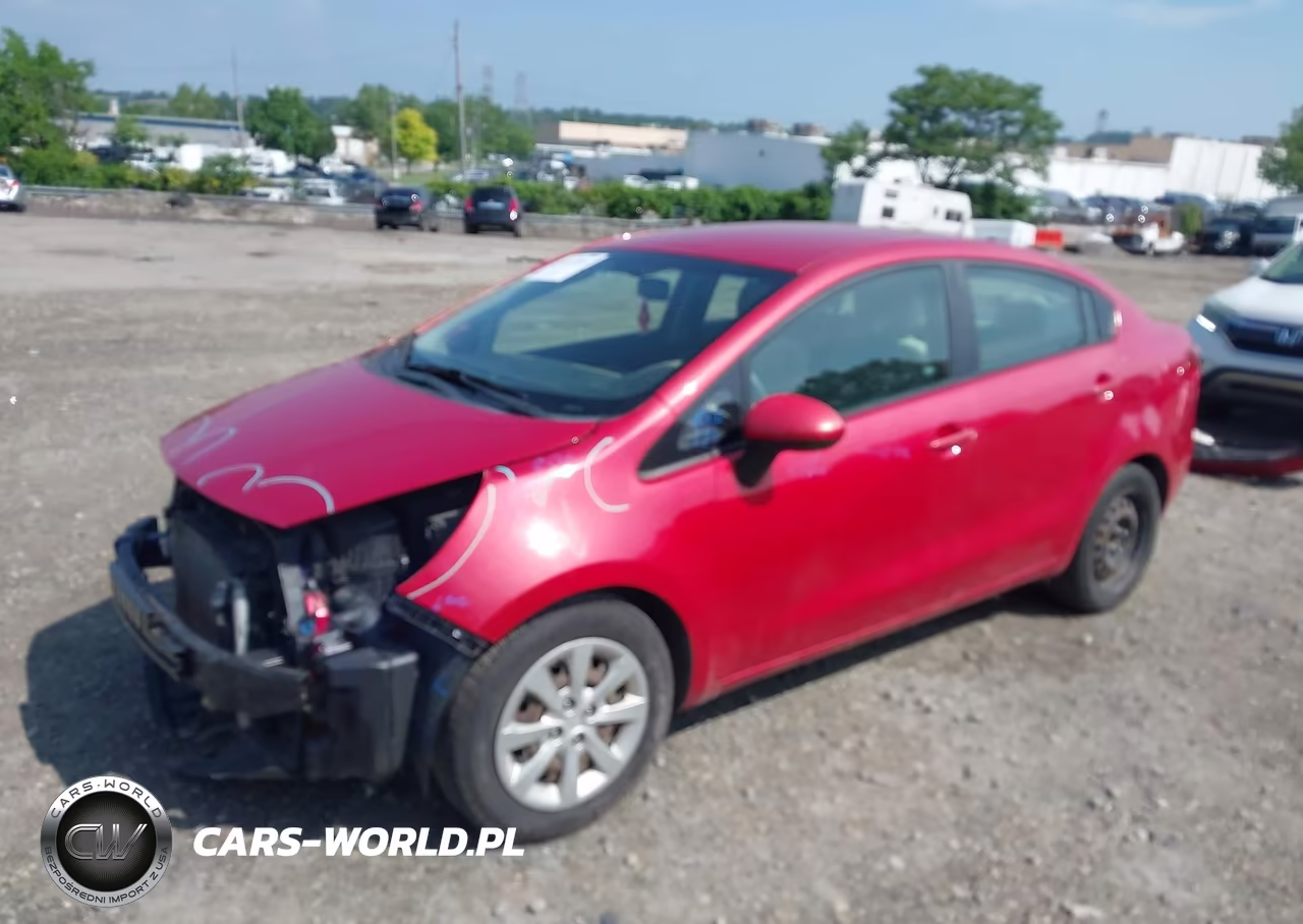 2012 Kia Rio Lx VIN:KNADM4A38C6073668 - 2