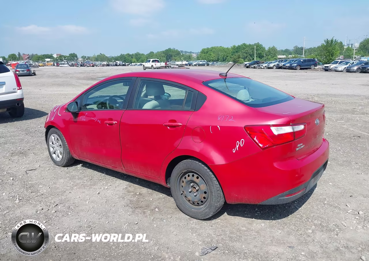 2012 Kia Rio Lx VIN:KNADM4A38C6073668 - 3