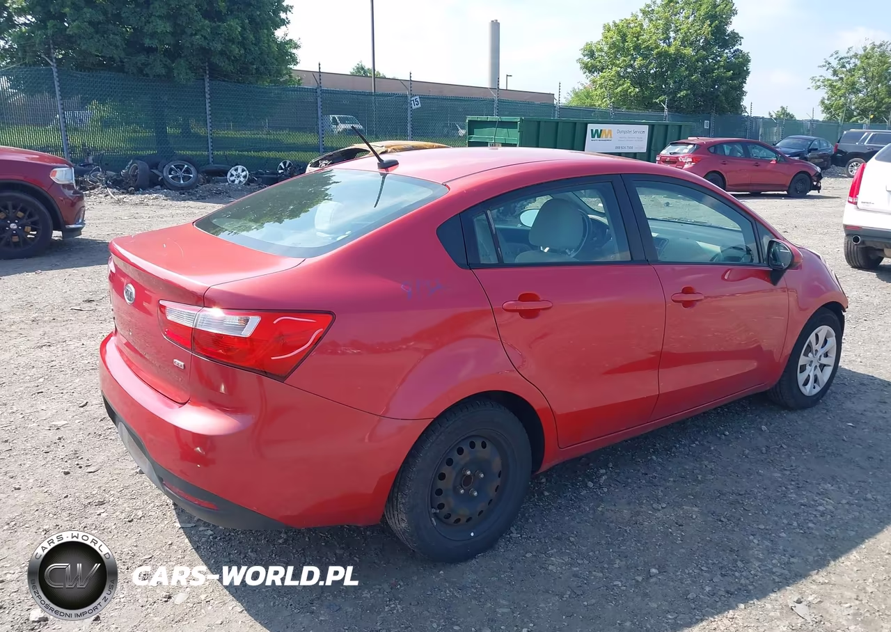 2012 Kia Rio Lx VIN:KNADM4A38C6073668 - 4