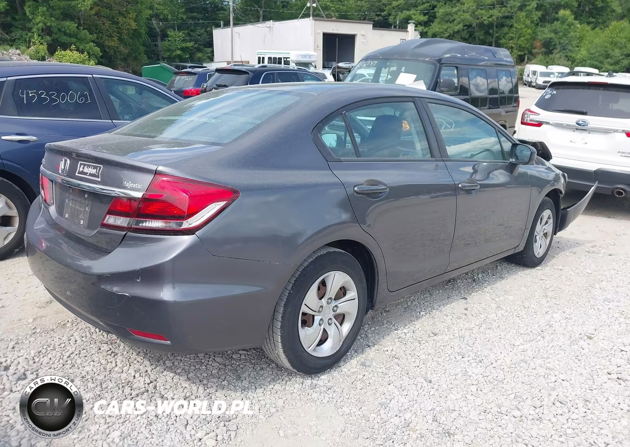 2015 Honda Civic Lx VIN:19XFB2F59FE221616 - 4