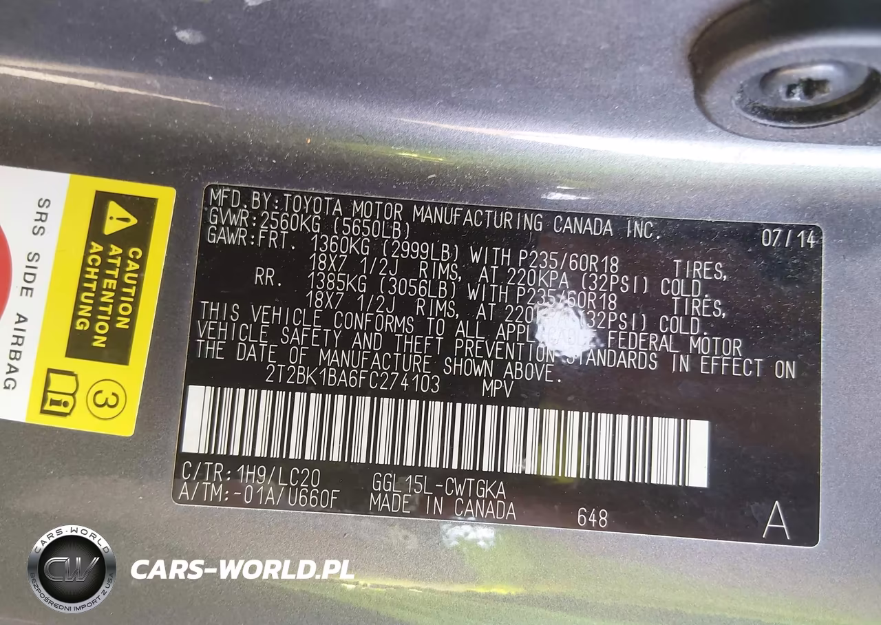 2015 Lexus Rx 350 VIN:2T2BK1BA6FC274103 - 9