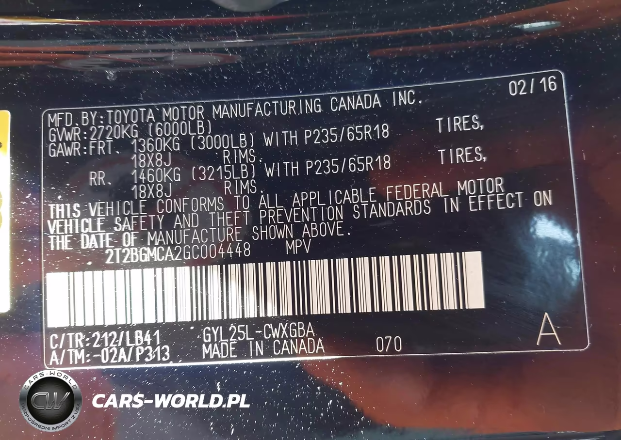 2016 Lexus Rx 450H VIN:2T2BGMCA2GC004448 - 9