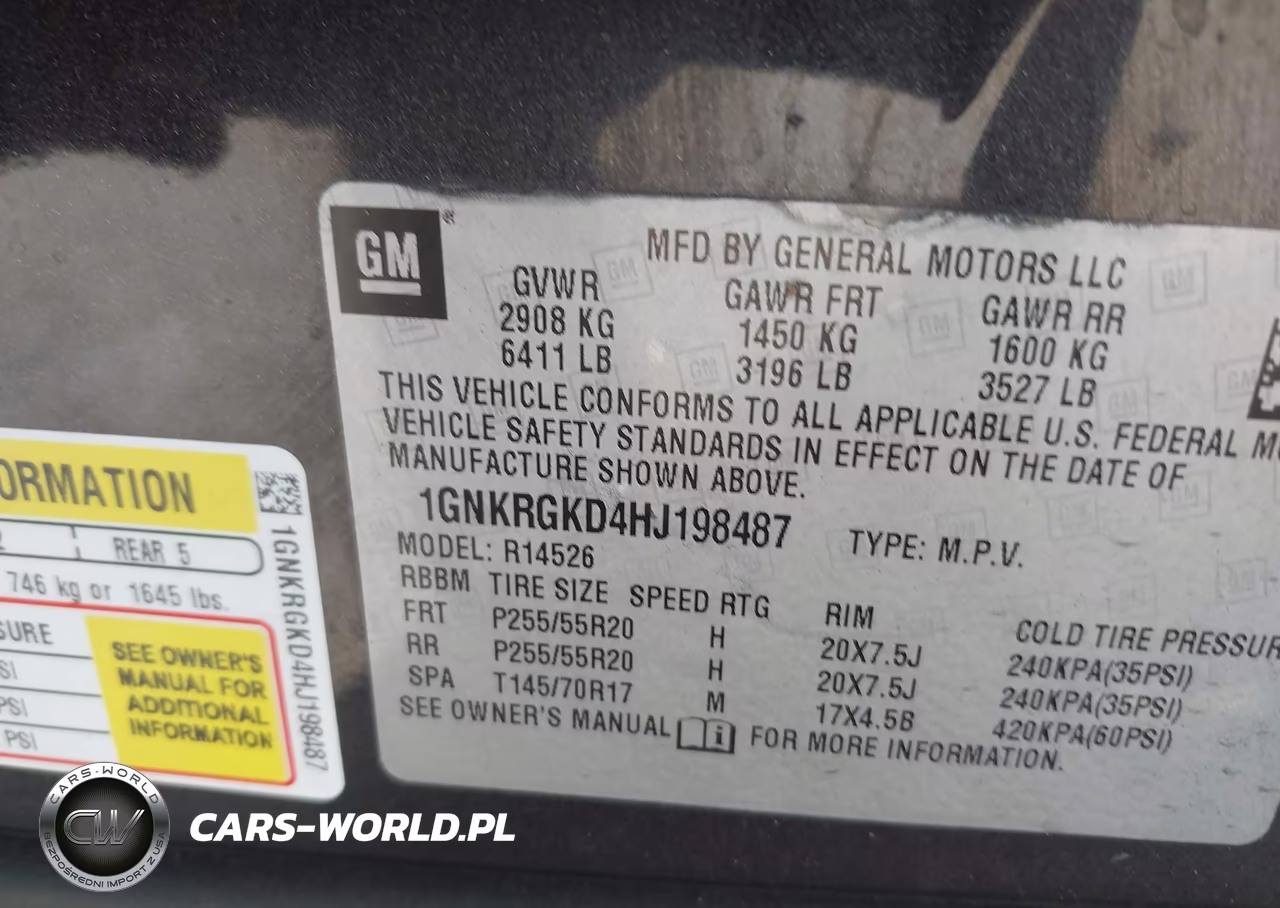 2017 Chevrolet Traverse 1Lt VIN:1GNKRGKD4HJ198487 - 9
