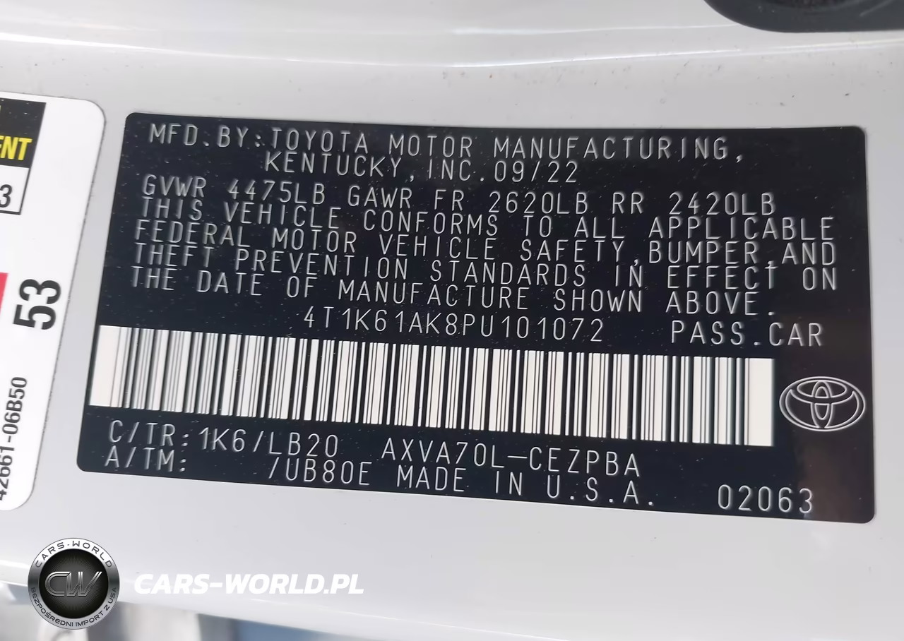 2023 Toyota Camry Xse VIN:4T1K61AK8PU101072 - 9