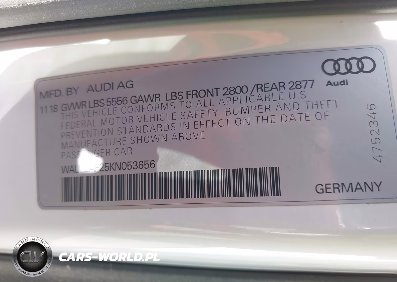2019 Audi A6 55 Premium VIN:WAUL2AF25KN053656 - 9
