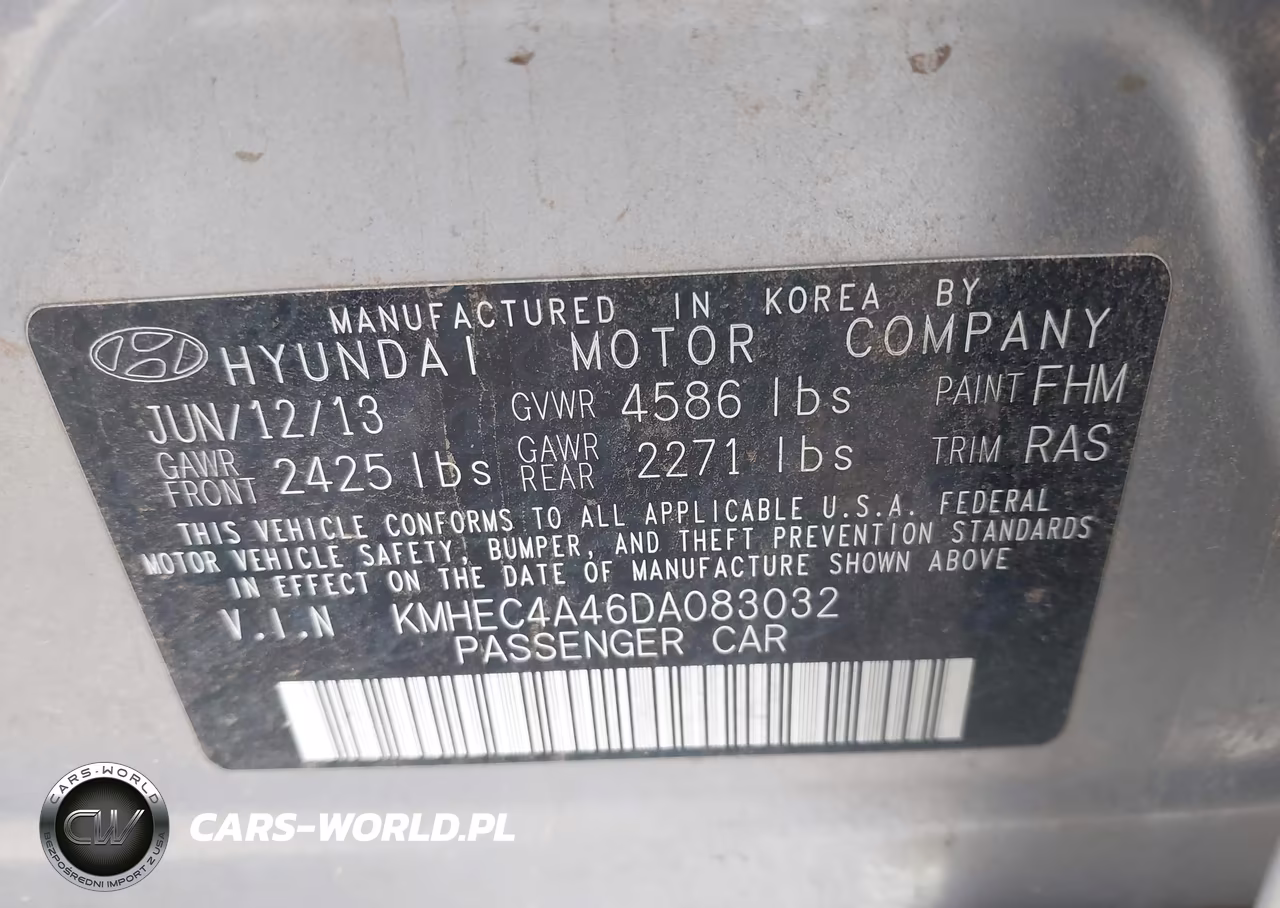 2013 Hyundai Sonata Hybrid VIN:KMHEC4A46DA083032 - 9