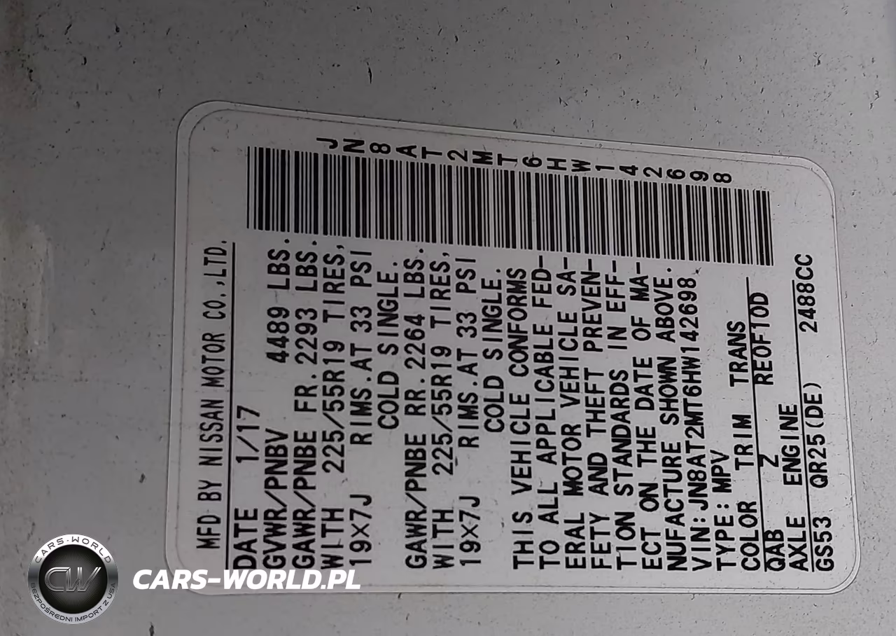 2017 Nissan Rogue Sl VIN:JN8AT2MT6HW142698 - 9