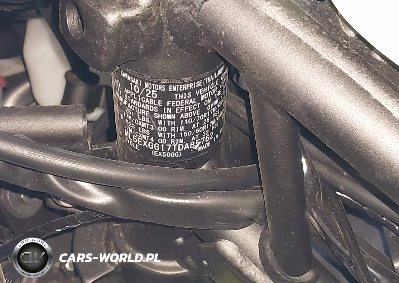 2026 Kawasaki Ex500 VIN:ML5EXGG17TDA85762 - 10