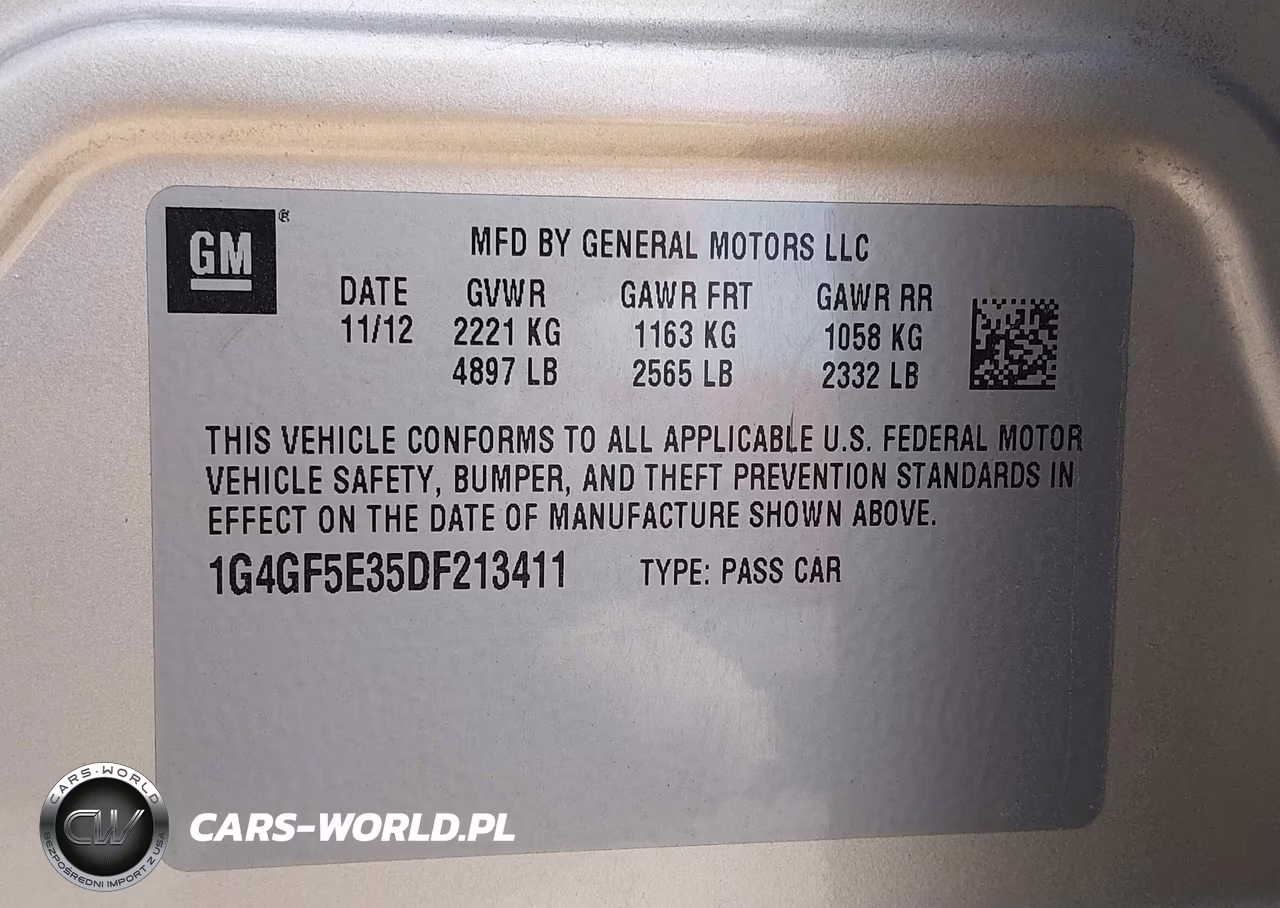 2013 Buick Lacrosse Premium 1 Group VIN:1G4GF5E35DF213411 - 9