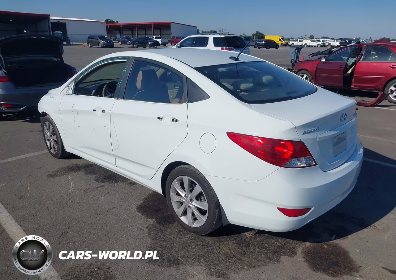 2012 Hyundai Accent Gls VIN:KMHCU4AE8CU267057 - 3