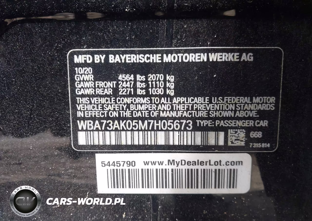 2021 BMW 228I Gran Coupe xDrive VIN:WBA73AK05M7H05673 - 9