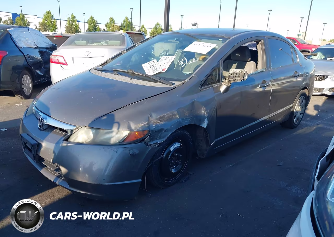 2008 Honda Civic Lx VIN:2HGFA16578H338004 - 2