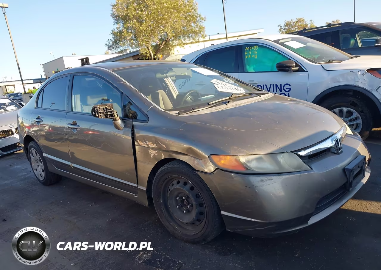 2008 Honda Civic Lx VIN:2HGFA16578H338004 - 6