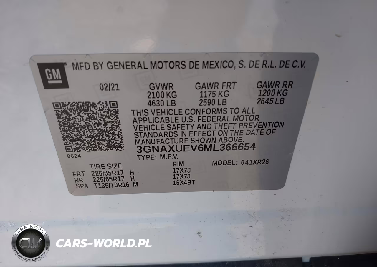 2021 Chevrolet Equinox Awd Lt VIN:3GNAXUEV6ML366654 - 9