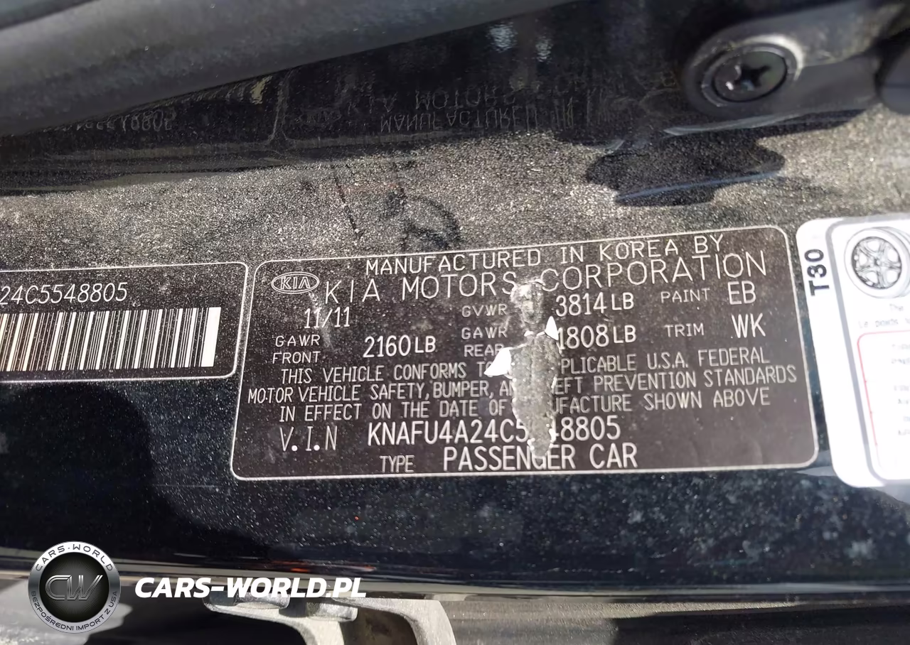 2012 Kia Forte Ex VIN:KNAFU4A24C5548805 - 9