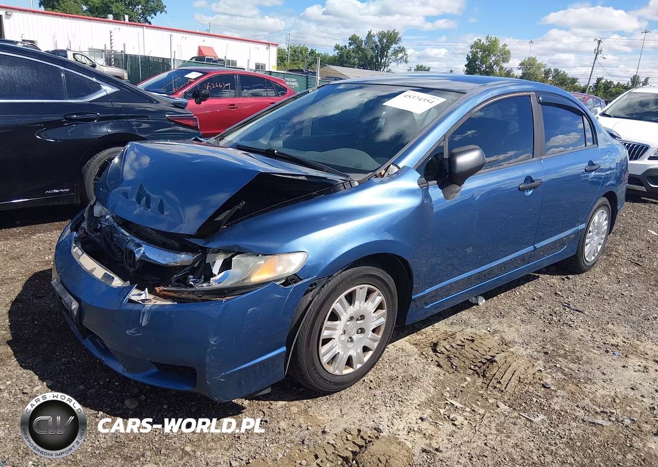 2010 Honda Civic Vp VIN:19XFA1F37AE035741 - 2