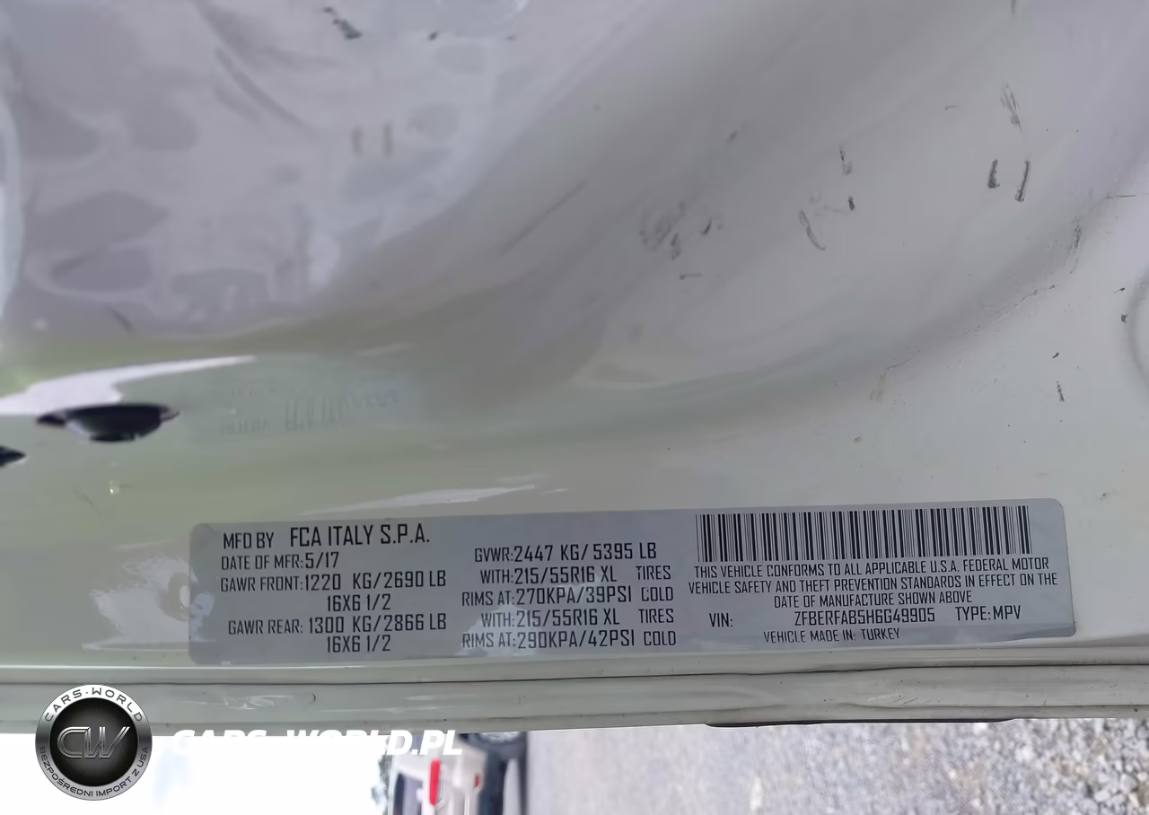 2017 Ram Promaster City Tradesman VIN:ZFBERFAB5H6G49905 - 9