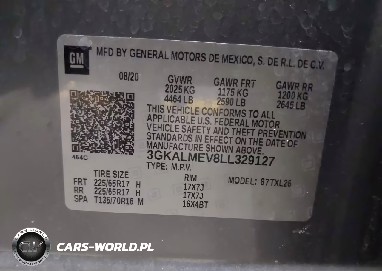 2020 GMC Terrain Fwd Sle VIN:3GKALMEV8LL329127 - 9
