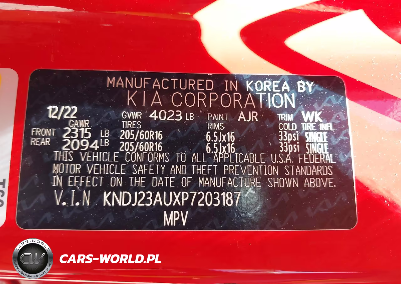 2023 Kia Soul Lx VIN:KNDJ23AUXP7203187 - 9