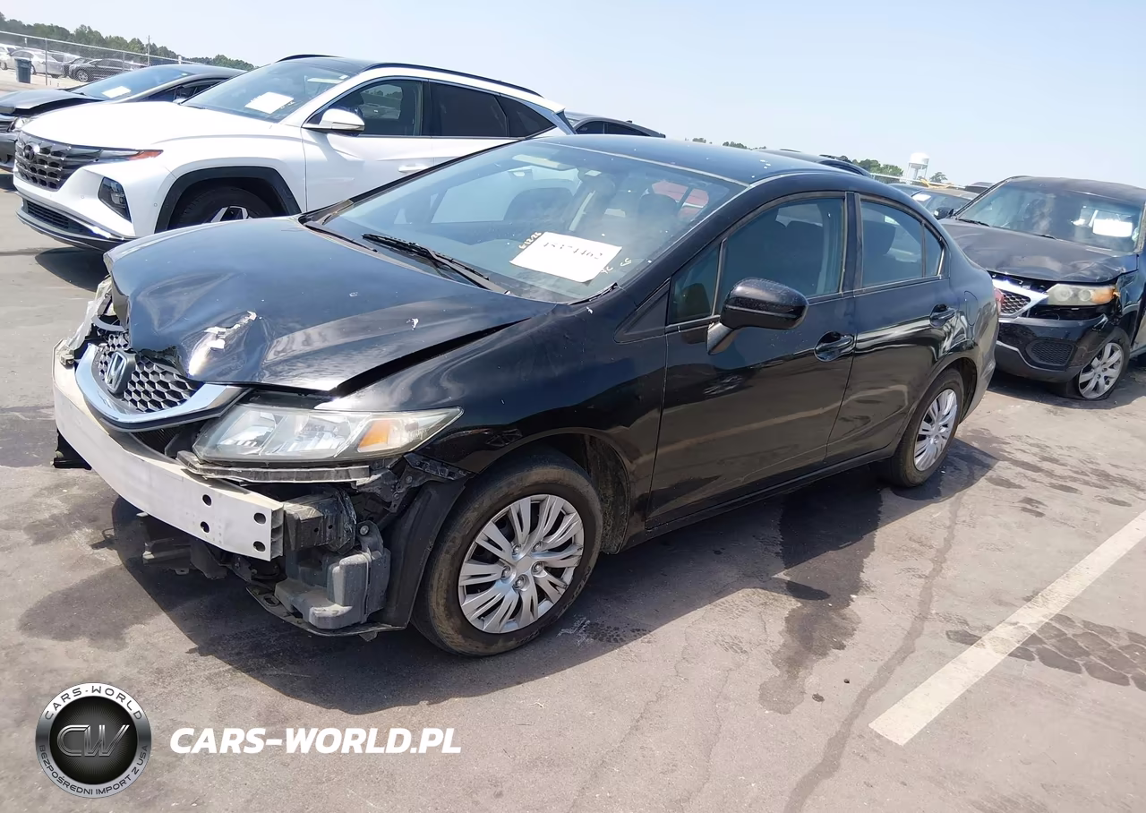 2014 Honda Civic Lx VIN:19XFB2F58EE078026 - 2