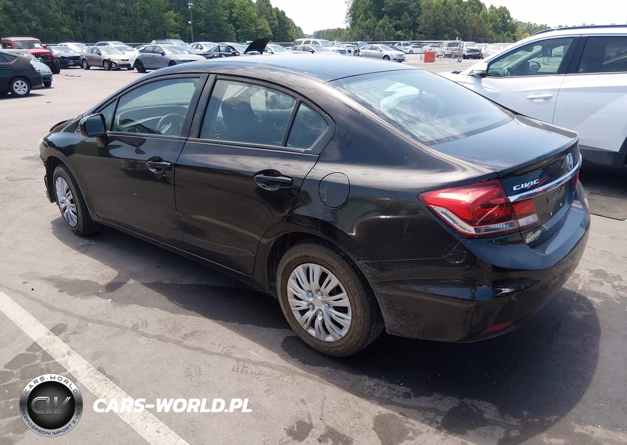 2014 Honda Civic Lx VIN:19XFB2F58EE078026 - 3