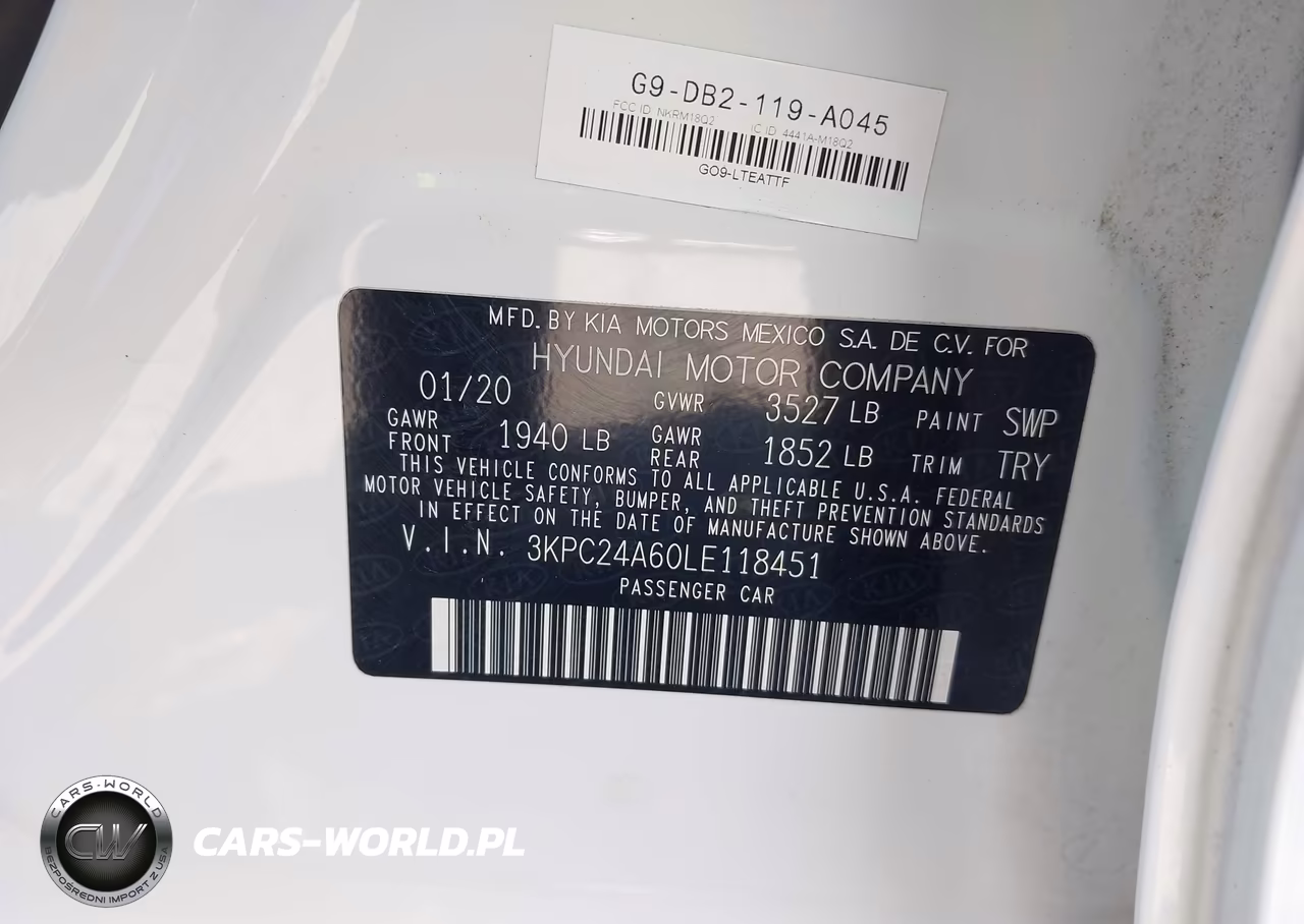 2020 Hyundai Accent Se VIN:3KPC24A60LE118451 - 9