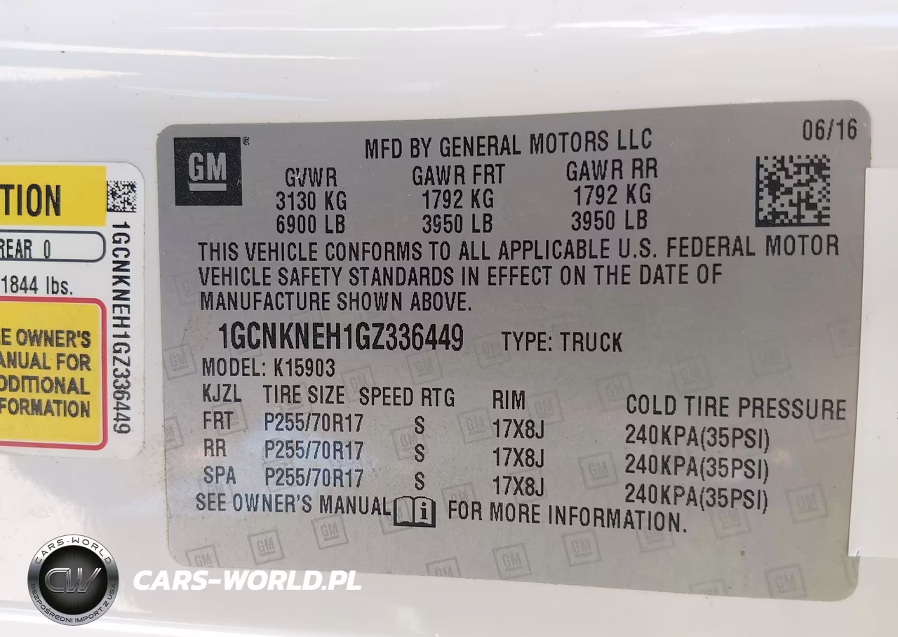 2016 Chevrolet Silverado 1500 Work Truck VIN:1GCNKNEH1GZ336449 - 9