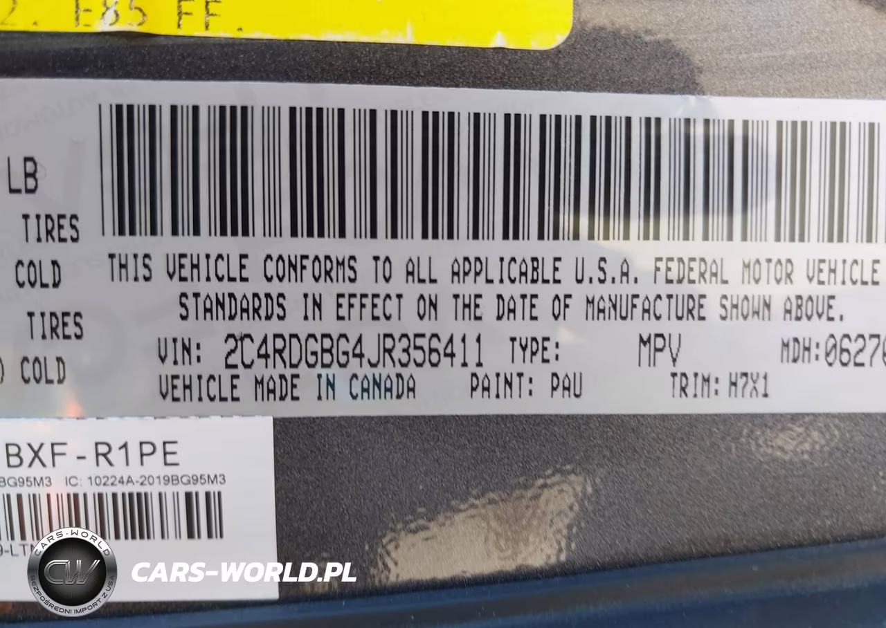 2018 Dodge Grand Caravan Se VIN:2C4RDGBG4JR356411 - 9