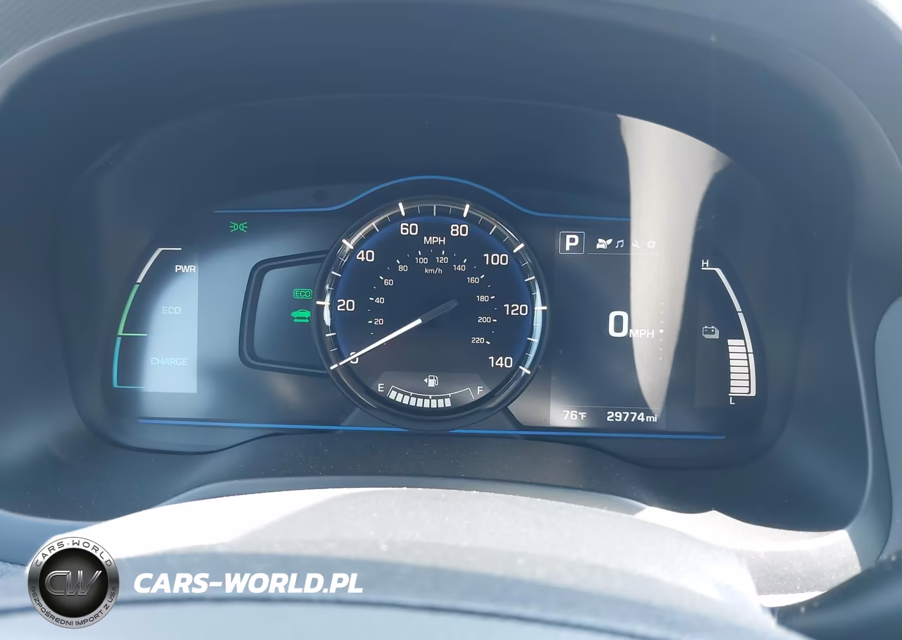 2019 Hyundai Ioniq Hybrid Blue VIN:KMHC65LC3KU107940 - 7