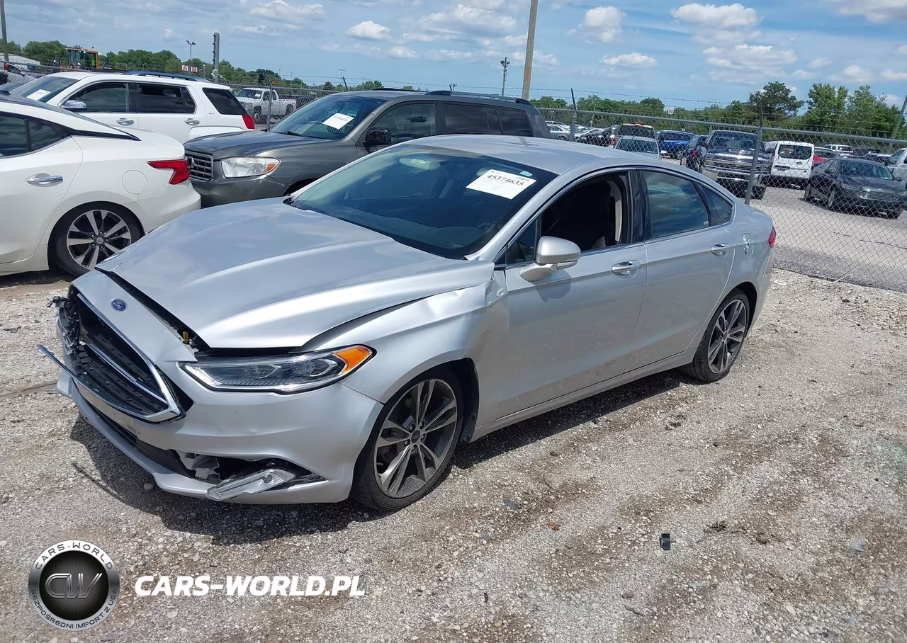2017 Ford Fusion Titanium VIN:3FA6P0K96HR156482 - 2