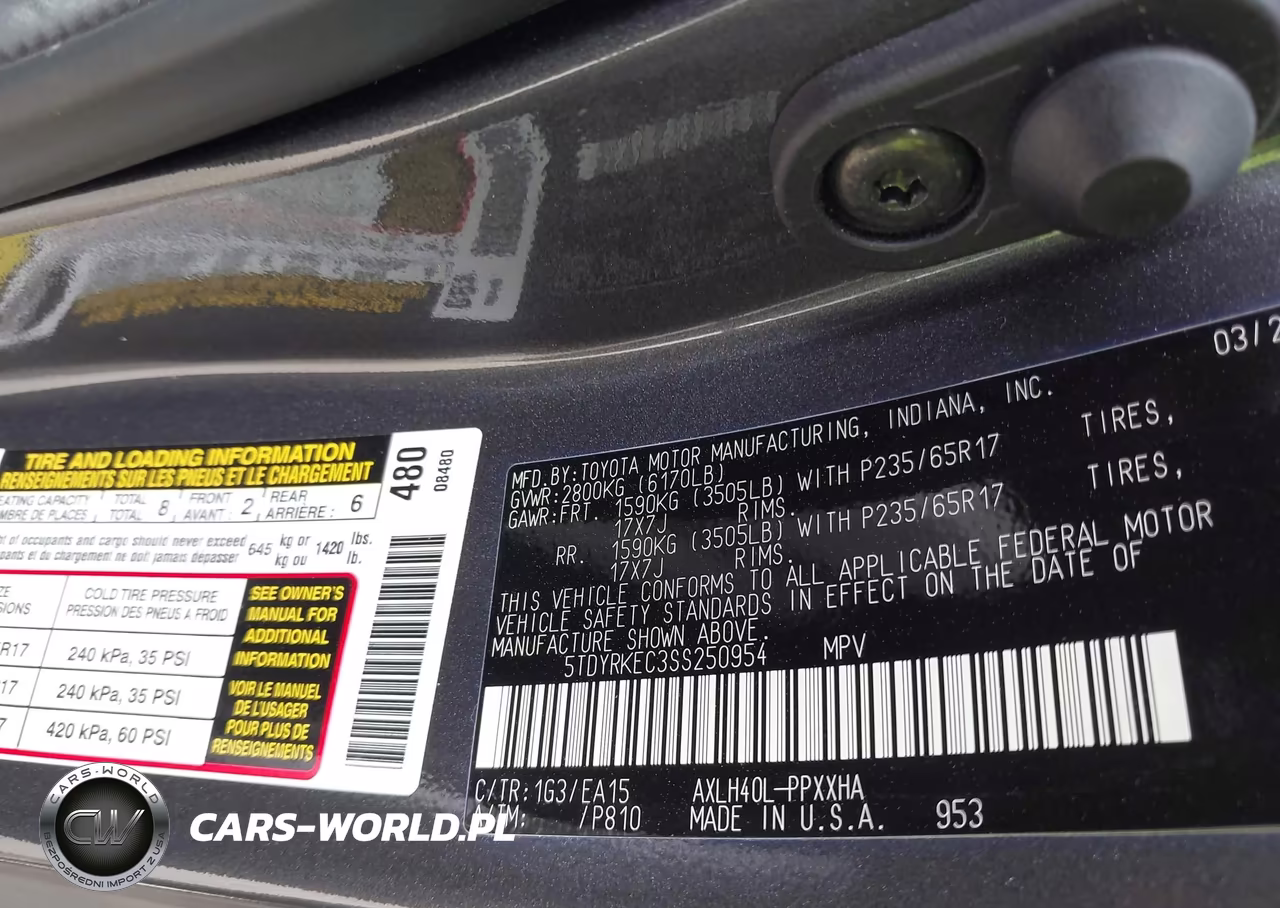 2025 Toyota Sienna Xle VIN:5TDYRKEC3SS250954 - 9