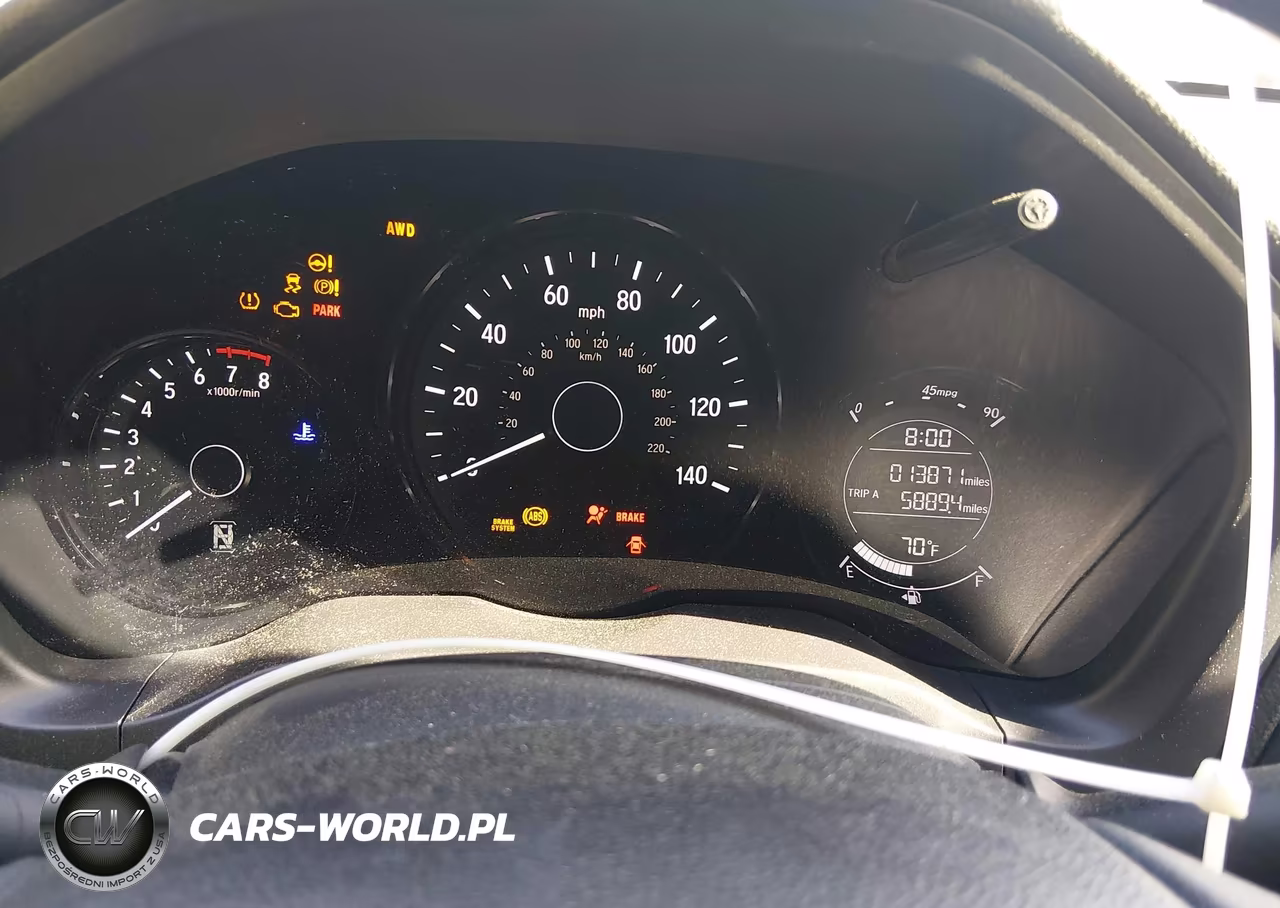 2020 Honda Hr-V Awd Sport VIN:3CZRU6H16LM722774 - 7