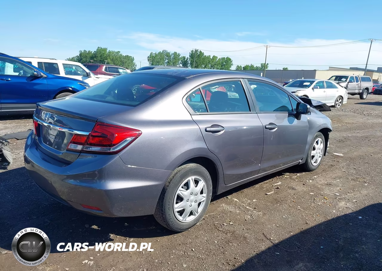 2015 Honda Civic Lx VIN:19XFB2F52FE082462 - 4