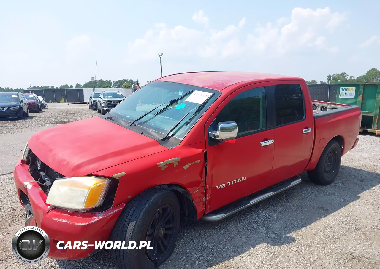 2008 Nissan Titan Xe VIN:1N6AA07DX8N326572 - 2