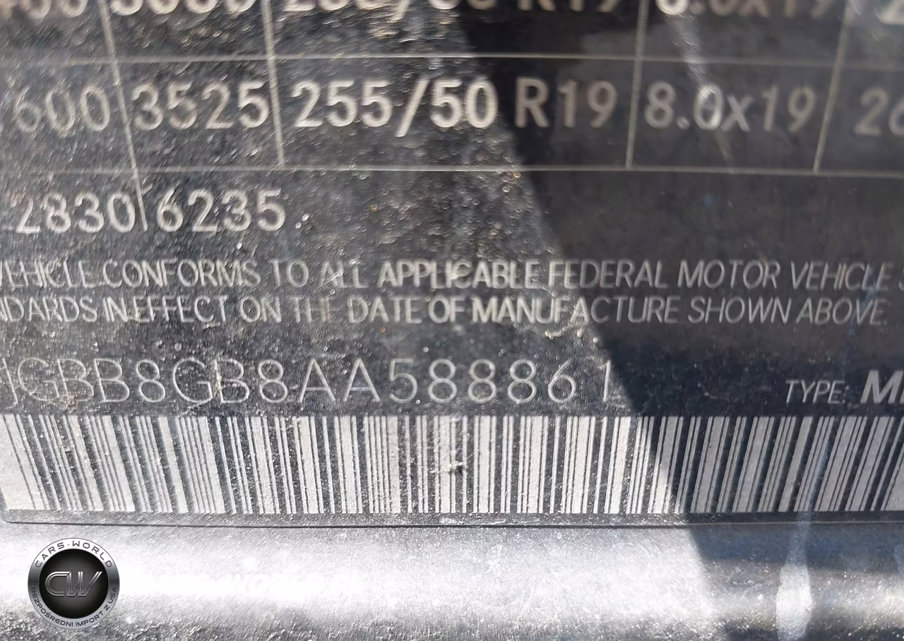 2010 Mercedes-Benz Ml 350 4Matic VIN:4JGBB8GB8AA588861 - 9