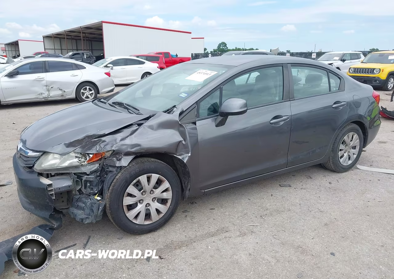 2012 Honda Civic Lx VIN:19XFB2F53CE076133 - 2