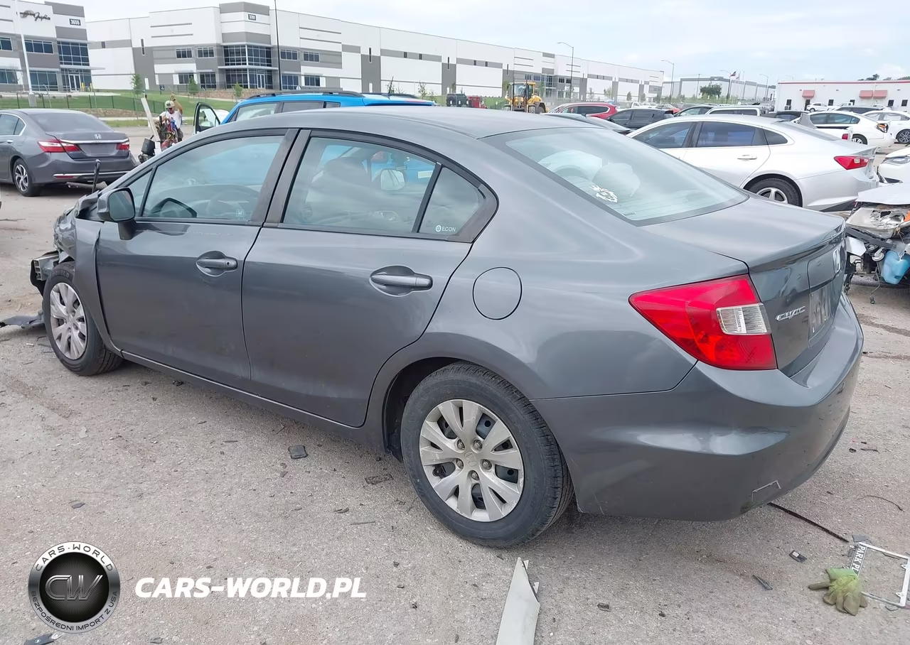 2012 Honda Civic Lx VIN:19XFB2F53CE076133 - 3