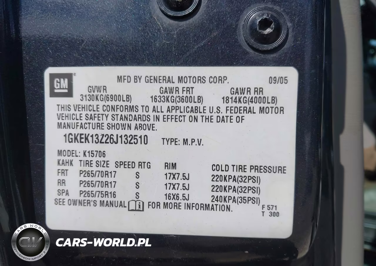 2006 GMC Yukon Slt VIN:1GKEK13Z26J132510 - 9