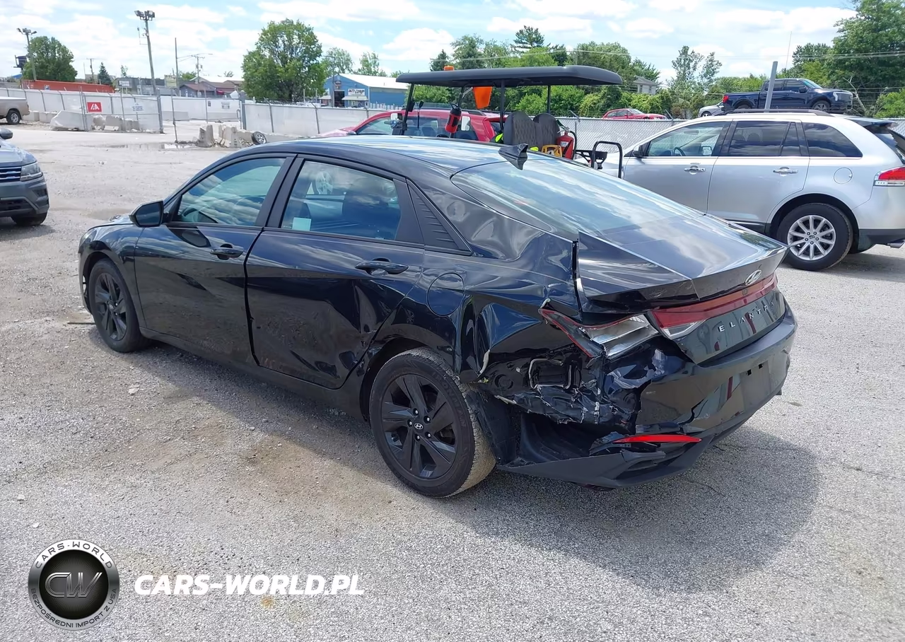 2021 Hyundai Elantra Sel VIN:5NPLS4AG2MH016350 - 3
