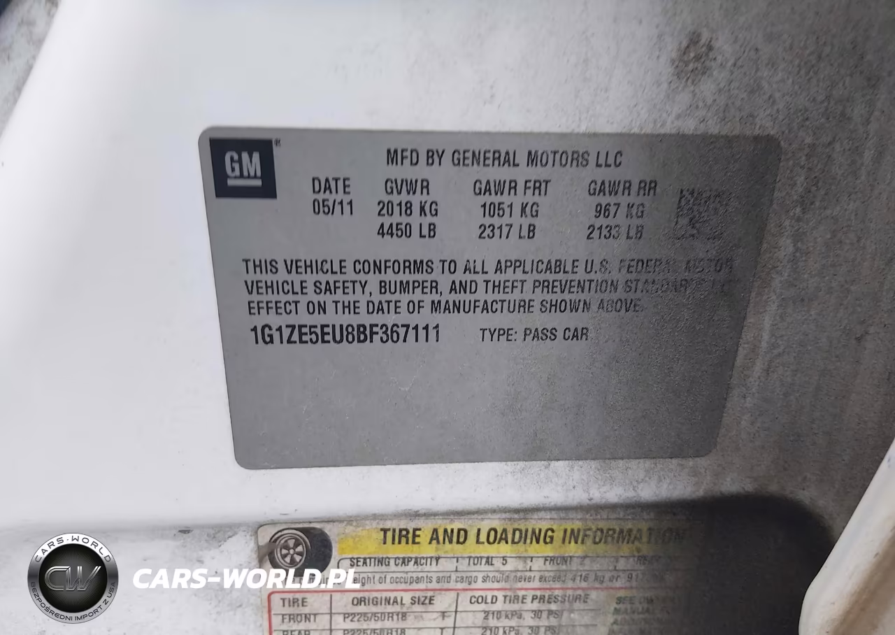 2011 Chevrolet Malibu Ltz VIN:1G1ZE5EU8BF367111 - 9
