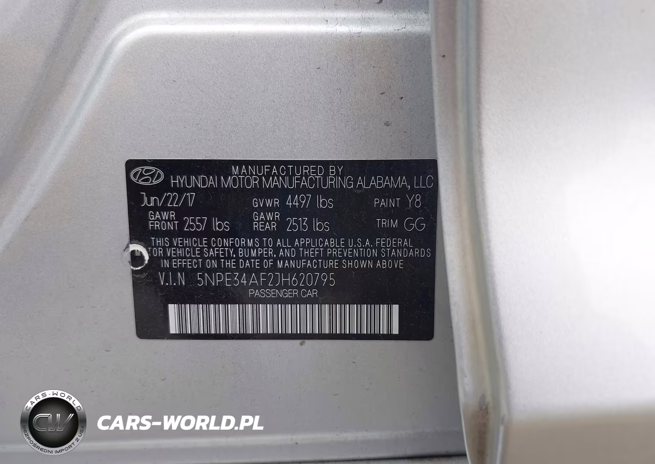 2018 Hyundai Sonata Sel VIN:5NPE34AF2JH620795 - 9