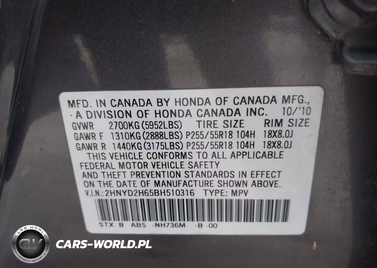 2011 Acura Mdx Technology Package VIN:2HNYD2H65BH510316 - 9