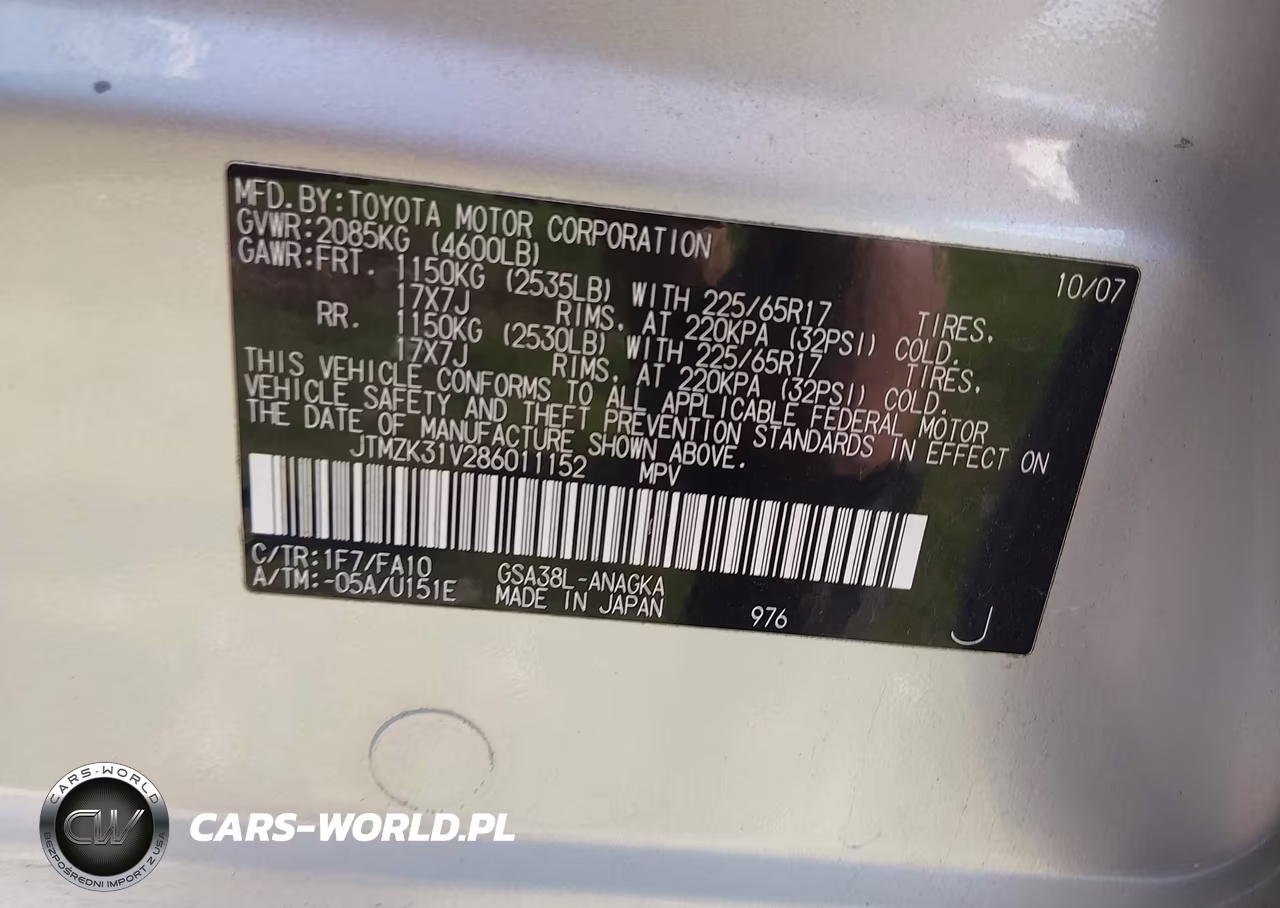 2008 Toyota Rav4 Limited V6 VIN:JTMZK31V286011152 - 9