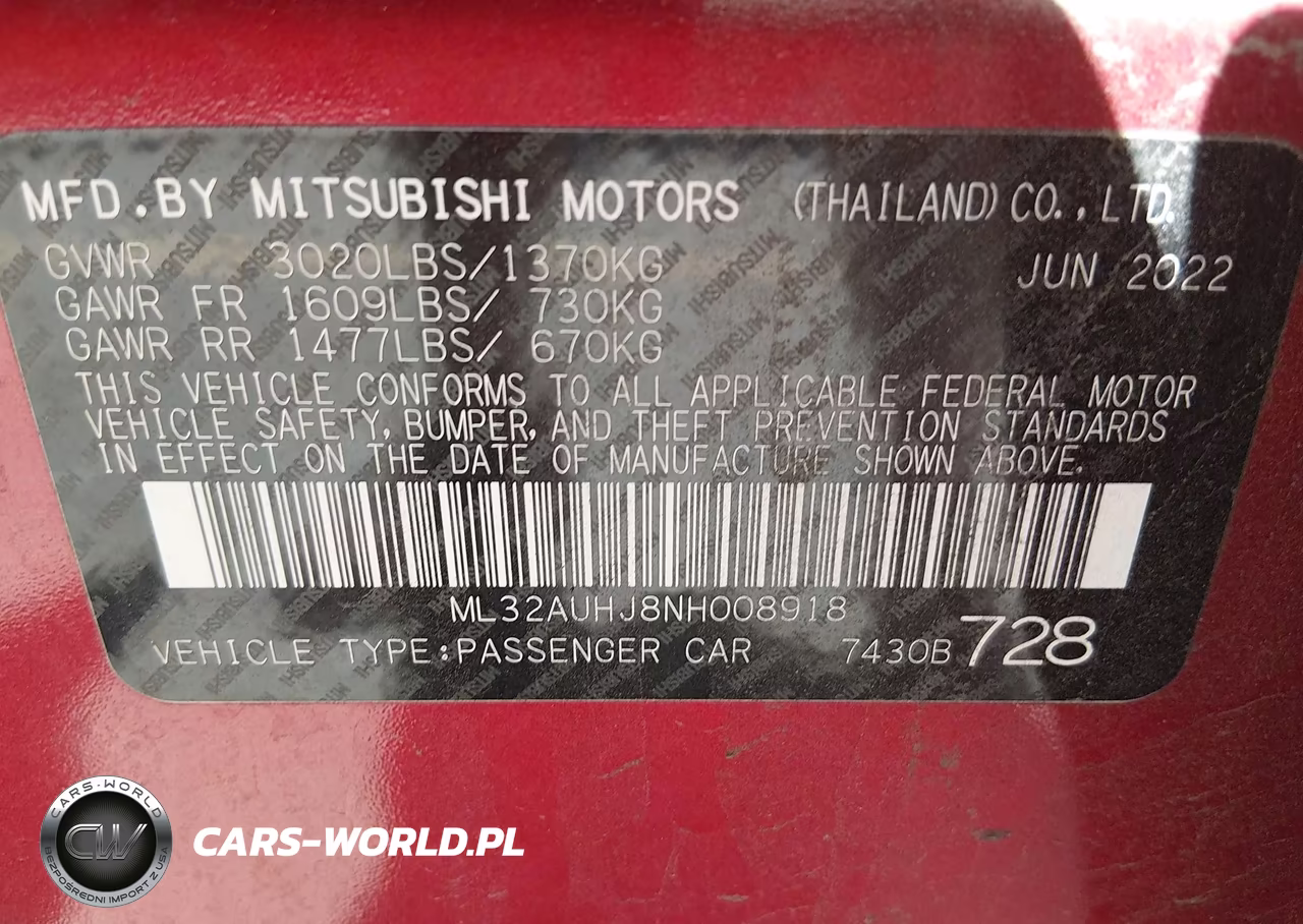 2022 Mitsubishi Mirage Es-Le VIN:ML32AUHJ8NH008918 - 9