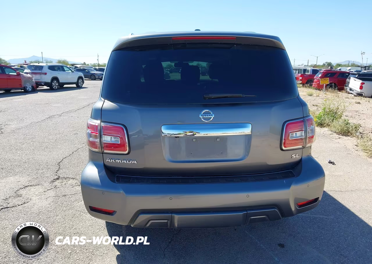 2019 Nissan Armada Sl VIN:JN8AY2NDXKX009677 - 17