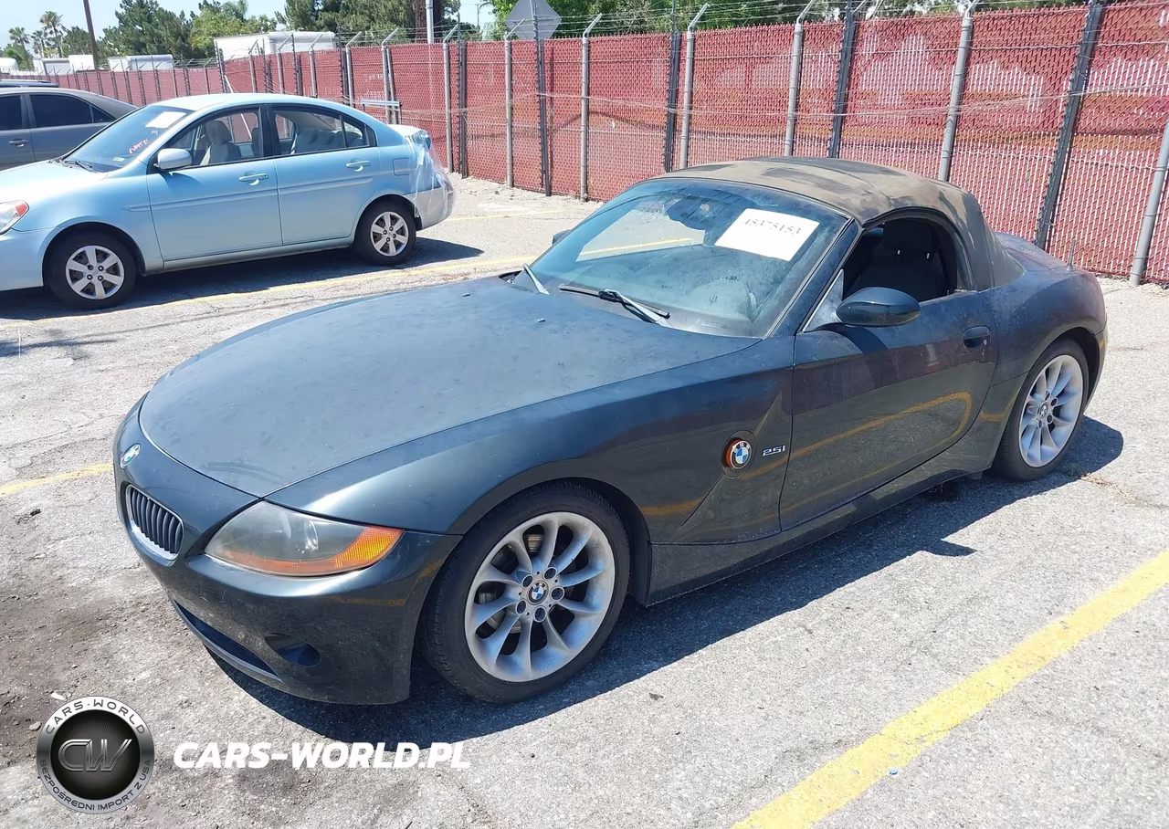 2004 BMW Z4 2.5I VIN:4USBT33544LS49070 - 2