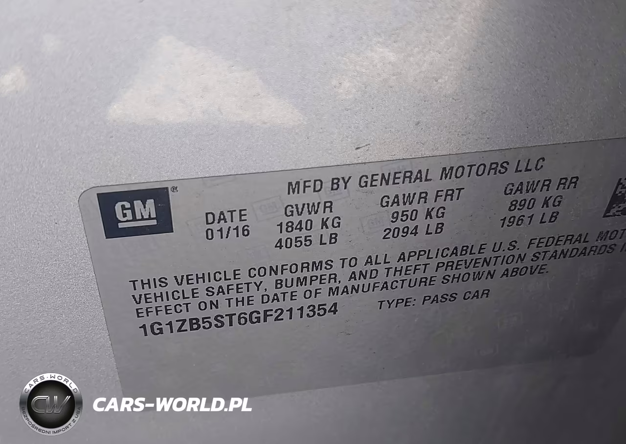 2016 Chevrolet Malibu Ls VIN:1G1ZB5ST6GF211354 - 9