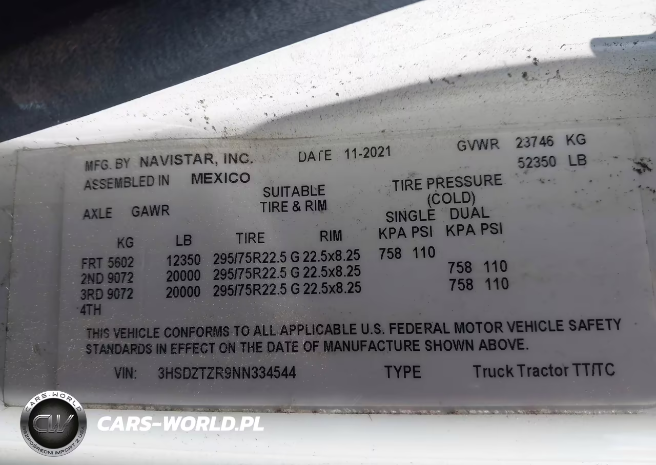2022 International Lt VIN:3HSDZTZR9NN334544 - 8